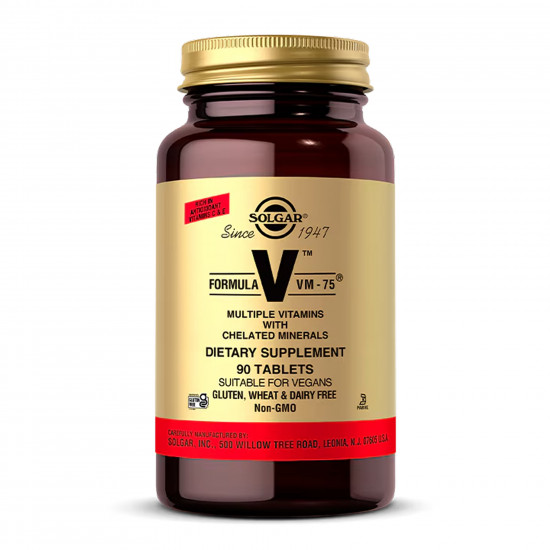 Solgar Formula VM-75 Tablet - 90 tabs 2023-10-6351