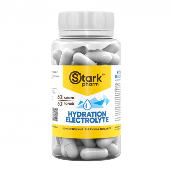 Stark Pharm Hydration Electrolyte -60 caps 2023-10-4044 Stark Pharm Hydration Electrolyte -60 caps 2023-10-4044