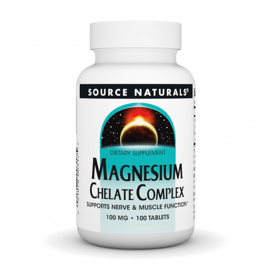 Magnesium Chelate Complex 100mg - 100 tabs Magnesium Chelate Complex 100mg - 100 tabs