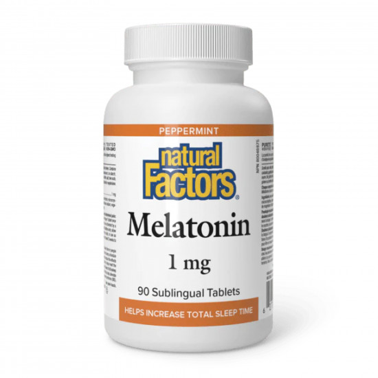 Natural Factors Melatonin 1mg - 90 tabs 2023-10-5748