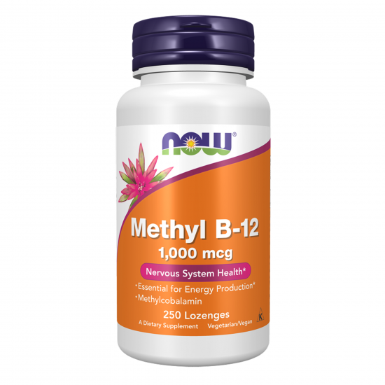 Now Foods Methyl B-12 1000 mcg - 250 lozenges 2023-10-7448