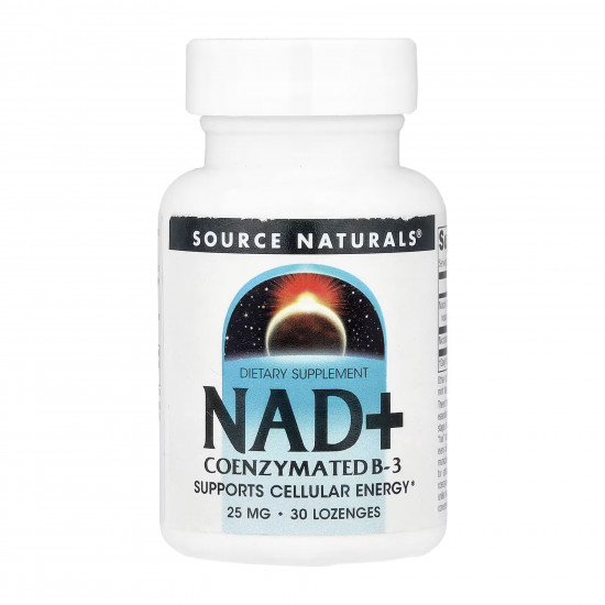 Source Naturals NAD+ Coenzymated™ B-3 - 30 Lozenges 2023-10-5886