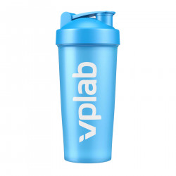 Shaker with blender ball - 700ml Cyan