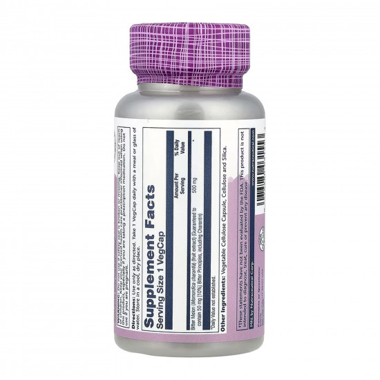 Solaray Bitter Melon Fruit Extract 10% 500mg - 30 vcaps 2023-10-6732