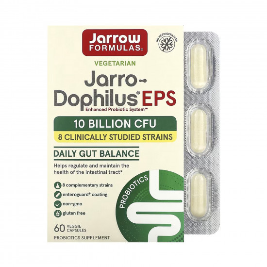 Jarrow Formulas Jarro-Dophilus® EPS 5 BIL - 60 caps 2023-10-6204 Jarrow Formulas Jarro-Dophilus® EPS 5 BIL - 60 caps 2023-10-6204