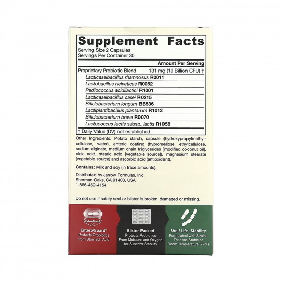 Jarrow Formulas Jarro-Dophilus® EPS 5 BIL - 60 caps 2023-10-6204