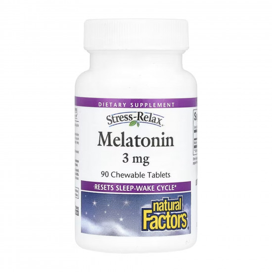 Natural Factors Melatonin 3mg - 90 tabs 2023-10-5749