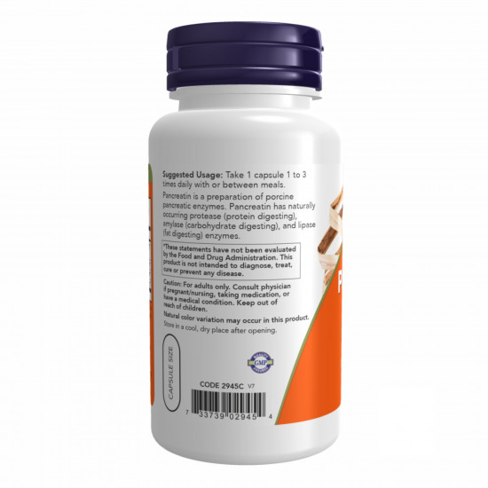 Now Foods Pancreatin 2000 - 100 caps 2022-10-0085