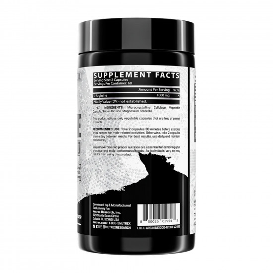 Nutrex L-Arginine 1000 - 120ct 100-42-8789271-20