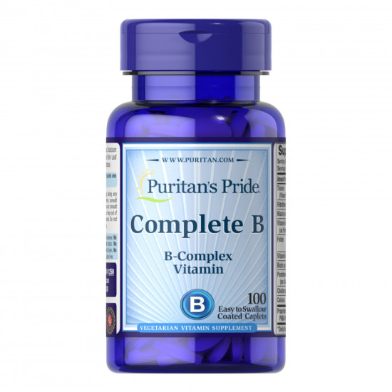 Puritans Pride Complete B (B-Complex Vitamin) - 100caps 100-60-9682625-20