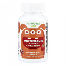VitaWorks Kids Multivitamin with Iron - 120 chewables