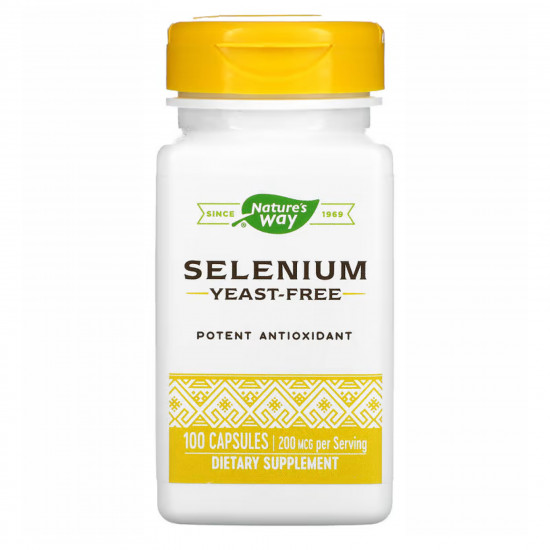 Natures Way Selenium 200 mcg - 100 caps 2022-10-1109 Natures Way Selenium 200 mcg - 100 caps 2022-10-1109