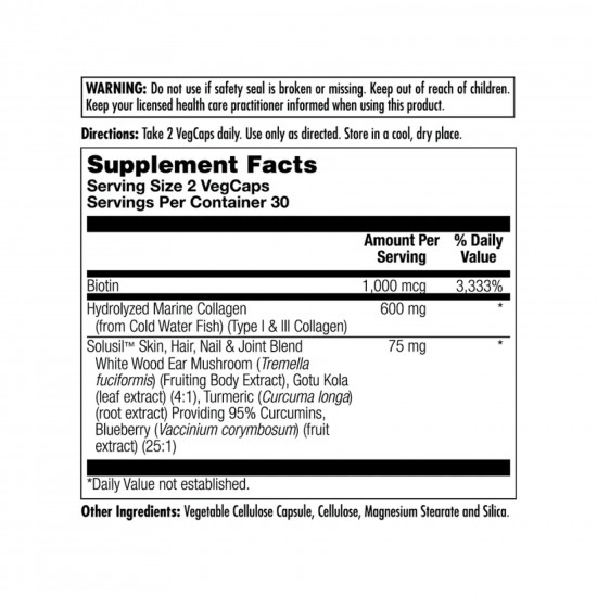 KAL Clinical Youth Collagen I&III 600mg - 60 vcaps 2023-10-3155