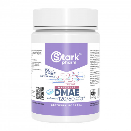 Stark Pharm DMAE 150mg - 120 tabs 2024-11-0521