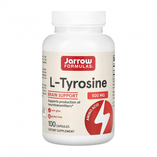 Jarrow Formulas L-Tyrosine 500 mg - 100 caps 2023-10-6205 Jarrow Formulas L-Tyrosine 500 mg - 100 caps 2023-10-6205