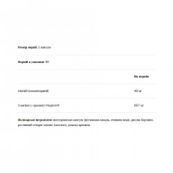 Magnesium L-Threonate 667mg - 90 vcaps
