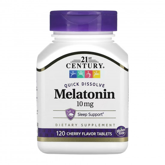 21st Century Melatonin 10 mg Quick Dissolve - 120 tabs 100-44-7039410-20