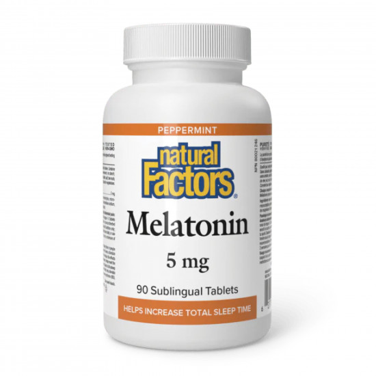 Natural Factors Melatonin 5mg - 90 tabs 2023-10-5750