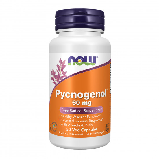 Now Foods Pycnogenol® 60mg - 50 vcaps 2023-10-5835