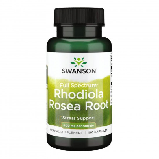 Swanson Rhodiola Rosea Rood 400mg - 100caps 100-81-8839634-20
