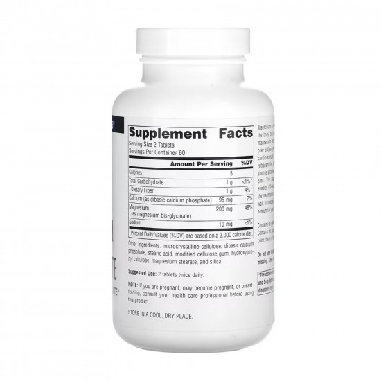 Source Naturals Magnesium Bis-Glycinate - 120 tabs 2023-10-5121