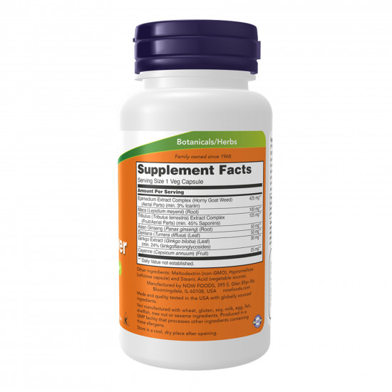 Now Foods Men's Virility Power - 120 vcaps 2023-10-5836