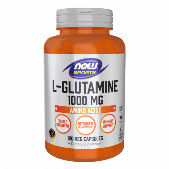 Now Foods L-Glutamine 1000mg - 120 vcaps 2022-10-2543