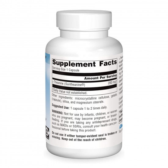 Source Naturals Serene Science® L-Theanine 200 mg - 30 tabs 2023-10-6161