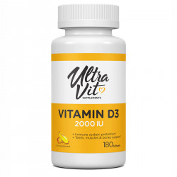 Vitamin D3 2000 IU - 180 softgels