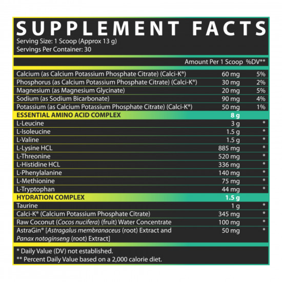 Nutrex EAA Hydration - 30srv Maui Twist 100-72-4756356-20