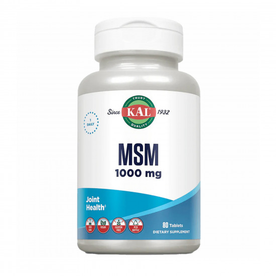KAL MSM 1000mg - 80 tabs 2022-10-1012 KAL MSM 1000mg - 80 tabs 2022-10-1012
