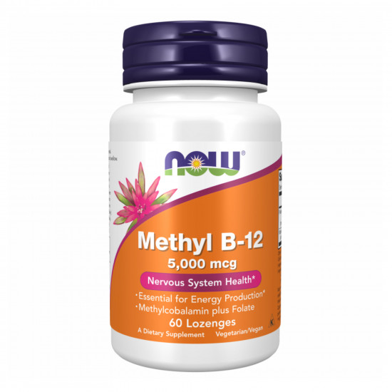 Now Foods Methyl B-12 5000mcg - 60 loz 2022-10-0665 Now Foods Methyl B-12 5000mcg - 60 loz 2022-10-0665