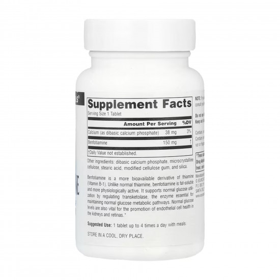 Source Naturals Benfotiamine 150mg - 120 tabs 2023-10-5890