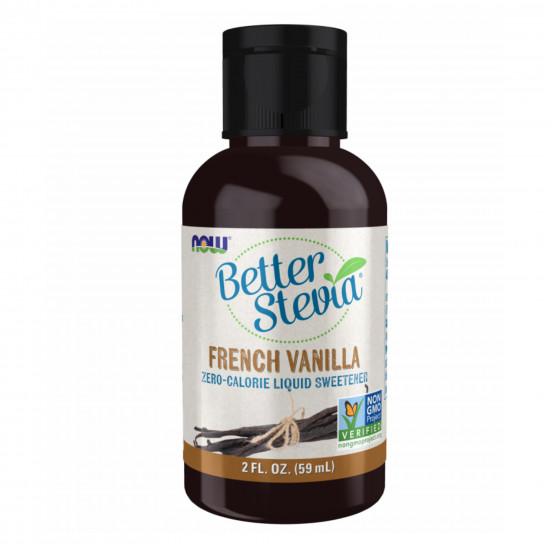 Now Foods Better Stevia Liguid - 59ml Vanilla 2022-10-1374