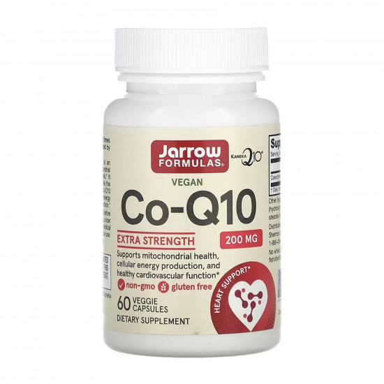 Jarrow Formulas Co-Q10 200 mg - 60 caps 2023-10-6207 Jarrow Formulas Co-Q10 200 mg - 60 caps 2023-10-6207