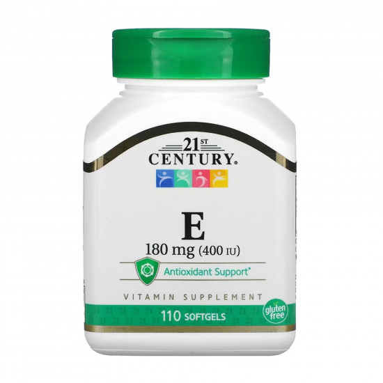 21st Century E 180 mg (400IU) - 110 softgels 2023-10-7112