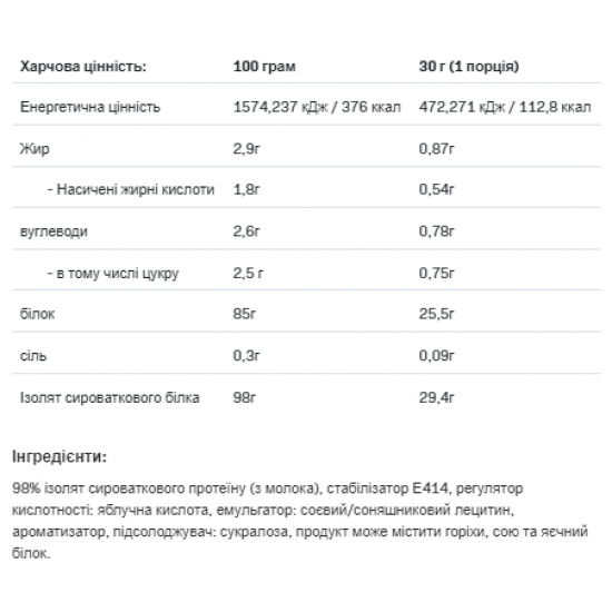 Allnutrition Isolate Protein - 2000g Banan (До 07.26) 2023-10-7837