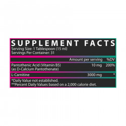 Liquid L-Carnitine 3000 - 465 ml Strawberry Watermelon