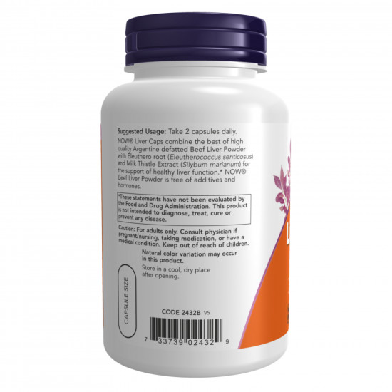 Now Foods Liver Extract - 100 caps 2022-10-2593