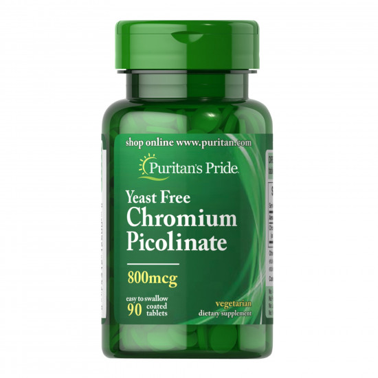 Puritans Pride Chromium Picolinate 800mcg - 90tab 2022-09-0722