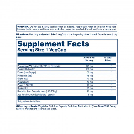Solaray Super Digestaway - 90 vcaps 2023-10-4432