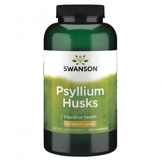 Swanson Psyllim Husks 610mg - 300caps 100-79-4183405-20