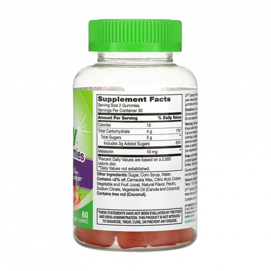 21st Century VitaJoy Melatonin 10 mg - 60 gummies 2023-10-7061