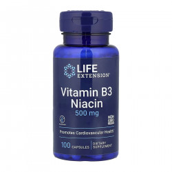 Vitamin B3 Niacin 500 mg - 100 caps