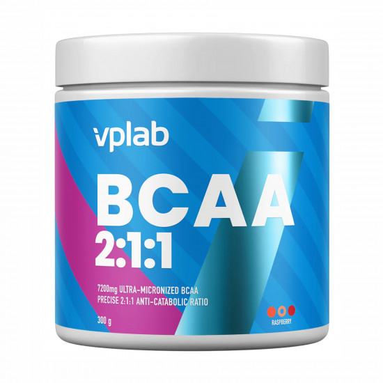 VPLab BCAA 2-1-1 - 300g Raspberry 2022-10-0520 VPLab BCAA 2-1-1 - 300g Raspberry 2022-10-0520