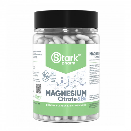 Stark Pharm Magnesium B6 - 120caps 2022-10-0932 Stark Pharm Magnesium B6 - 120caps 2022-10-0932