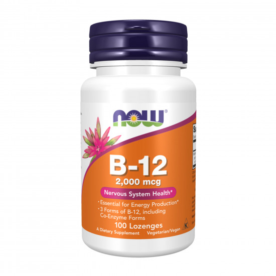 Now Foods B-12 2000mcg - 100 lozenges 2023-10-2512