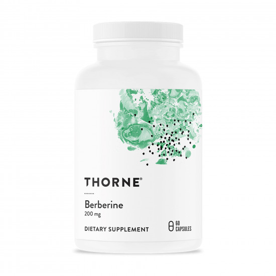 Thorne Berberine 200 mg (formerly Berbercap) - 60 caps 2023-10-3078