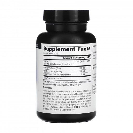 Source Naturals DIM 200mg - 60 tabs 2023-10-2708