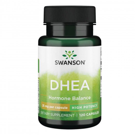 Swanson DHEA 25mg - 120caps 100-51-8075499-20 Swanson DHEA 25mg - 120caps 100-51-8075499-20
